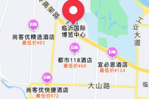 临沂家博会展馆国际博览中心地图
